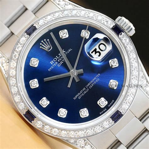 high end rolex replica saphire|rolex diamond and sapphire bezel.